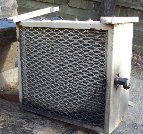 Remote hydraulic fluid cooler 21.5x19.25x13 used with a sullair air compressor for sale