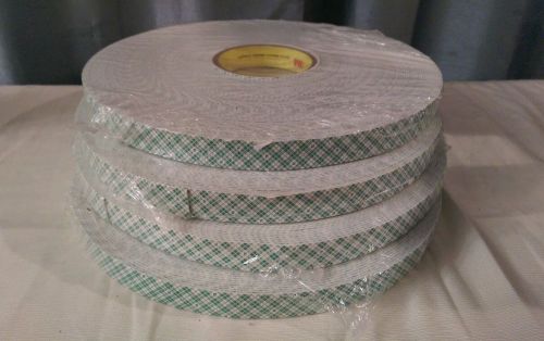SCOTCH Double Coated Tape, 3/4 In x 108 ft. ROLLS (TOTAL 04 ROLLS, 432 ft)