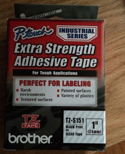 Brother TZe-S151 TZ-S151 TZES151 P-Touch &#034;Industrial&#034; Tape ** Genuine Brother