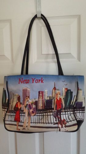 Tote/Shopper New York Tote Bag shopper-Pictured is a Veiw of New York City