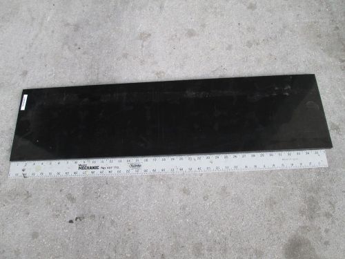 Polypropylene impact copolymer black plastic sheet 1/2&#034; x 9&#034; x 36&#034; n00m-00 uhmw for sale