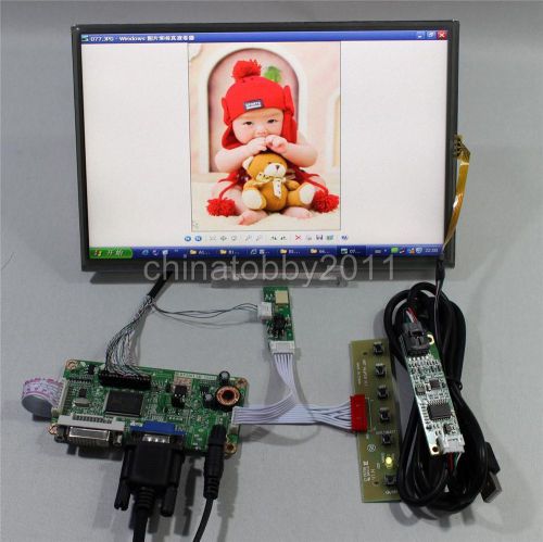 DVI+VGA lcd controller board RT2261+10.1inch B101UAN02.1 1920*1200+touch panel