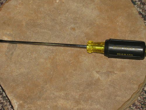 Klein Tools 601-6 in.Cushion Grip Screwdriver flat slotted