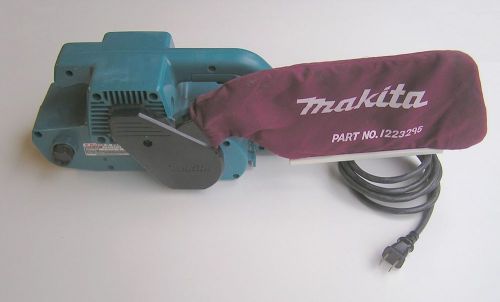 Makita 9901 3&#034; x 21&#034; belt sander with bag, very nice, free shipping for sale