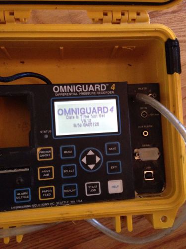 Omniguard 4 differential pressure recorder free shipping!!! tested for sale