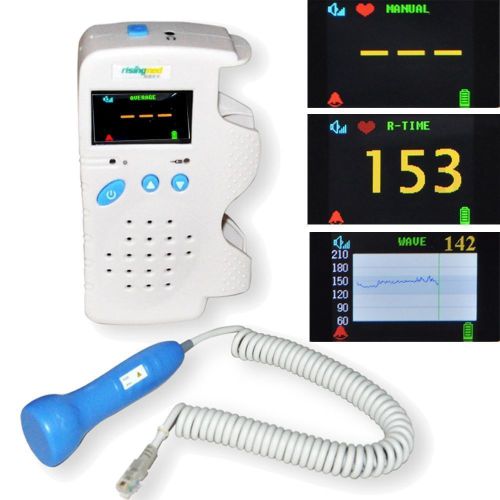 Best SellingFetal Doppler 3MHz Color LCD Back Light &amp; Heart Beat Prenatal CE