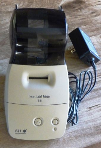 Smart label printer 100 sii seiko thermal printer slp100 with power adapter for sale