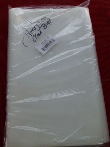 POLY BAGS- 8&#034; x 15&#034;- 4 MIL-100 BAGS PER PACKAGE-NEW HIGH DENSITY FLAT BAG-NEW