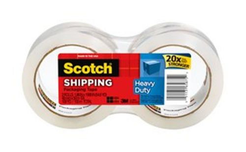 X2 rolls scotch 3m heavy-duty premium  packaging &amp; shipping tape - model# 3850 for sale