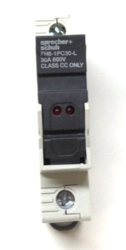 Sprecher schuh fuse holder fh8-1pc30-l, fh81pc30l, 1 pole, class cc for sale