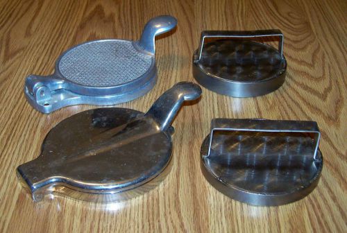 4 Heavy Duty Ground Beef,Turkey,Venison,Sausage, Meat Press &amp; Burger Patty Molds