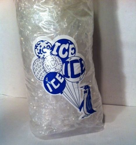 10 lbs. Ice Bag 8x4x22  2Mil gauge  1000 count