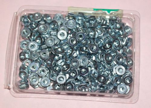 Stainless steel hex machine screw nut zinc  #6-32  qty 275 for sale