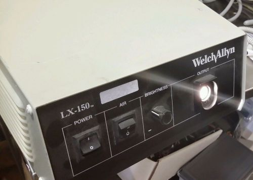 Welch Allyn LX-150 Light Source Model 45150 in good working cond. as pictured