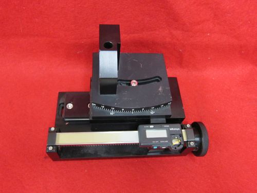 Parker 4701 linear slide 4&#034; w/ mitutoyo absolute digimatic scale for sale