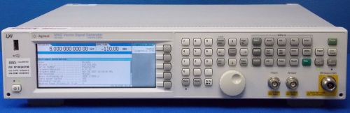 Agilent N5181A w/019/506/654/N7615B-3FP-EFP-QFP,Signal Generator, 100 kHz-6 GHz