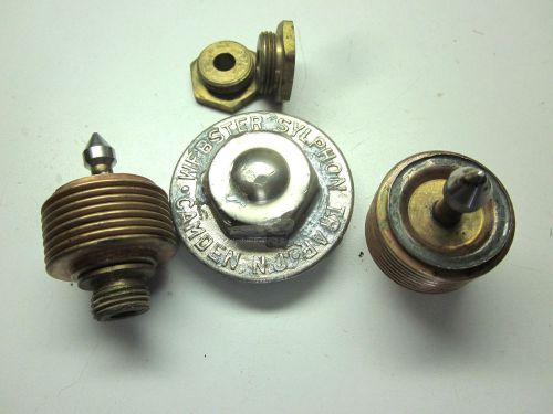 Vintage Lot 5 Webster Sylphon Bellow 1-3/8&#034; diameter Steam Trap Parts Brass G57