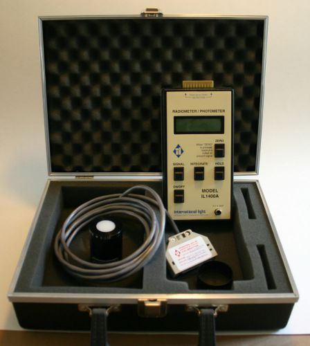 International Light IL1400A Radiometer Photometer and SEL 240 Detector
