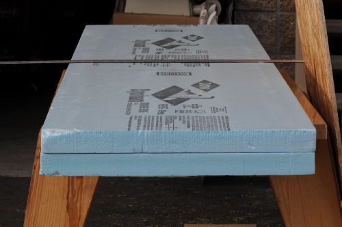 Blue extruded styrofoam sheet, 2x24x96 inches, polystyrene foam, Pick up only!