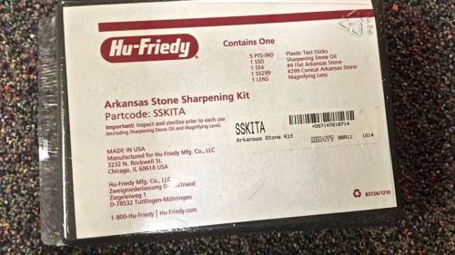 Hu Friedy Dental Instrument Sharpening Kit Arkansas Stone Set SSKITA