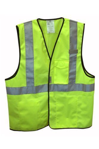 3m class 2 surveyors hi-viz safety vest  yellow for sale
