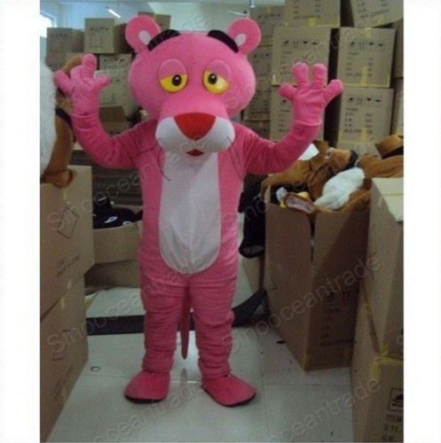 Pink Panther Cartoon Mascot Costume Fancy Dress EPE