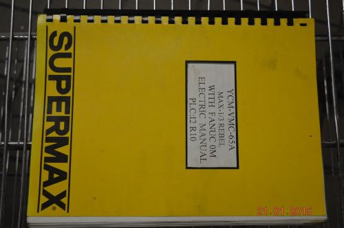 YCM-VMC-65A SUPER MAX MAX 1/3 REBEL FANUC 0M ELECTRIC MANUAL BOOK