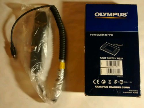 Olympus RS27 Foot switch for PC &amp; sony HU-25 dictation mic * NEW* lot