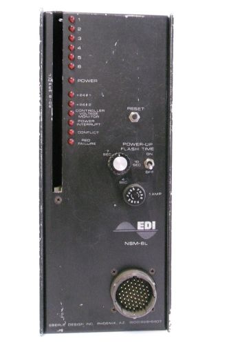 Edi traffic light control conflict monitor nsm-6l for sale