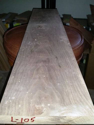4/4 black walnut board 37 x 7 x ~1 in. wood lumber (sku:l-105) for sale