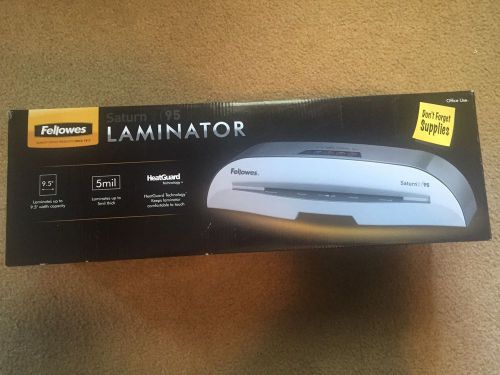 Fellowes saturn 2 95 thermal &amp; cold laminator with starter kit for sale