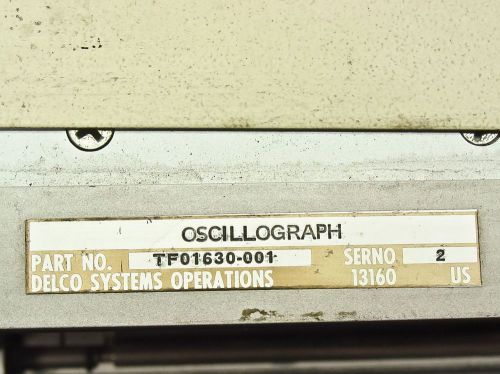 Soltec Oscillograph Chart Recorder Model 3414