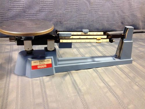Ohaus scale triple beam balance 2610g customized. 1 of a kind.