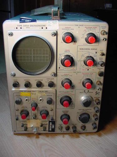 Vintage Tektronix Oscilloscpe-Type 545A- No Cord-Not Tested-From NavalAirStation