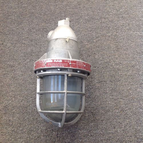RAB Explosion Proof INDUSTRIAL EP124 300W Max Light Fixture w/ Guard NEVER USED