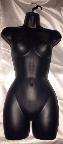 Female Hanging Mannequin Body Form Display - Size Small/Med,Black