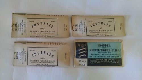 Veterinary Vintage supplies-wound clips-Just Rite &amp; Propper