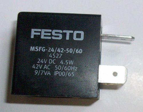 Festo Solenoid Coil 24VDC/42VAC MSFG-24/42-50/60-4527 USG