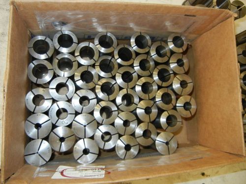 Hardinge 39 pc 5C collet Lot, and 24 5c collets form other MFGs total of 63 pcs