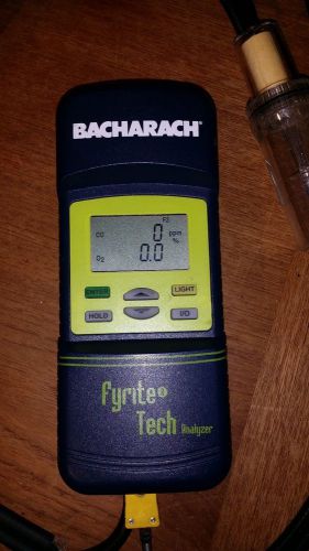 Bacharach fyrite tech 60 combustion gas analyzer for sale