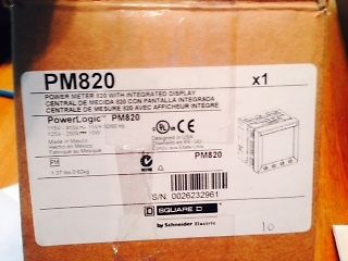 Square D Power Logic PM820 with Integrated Display