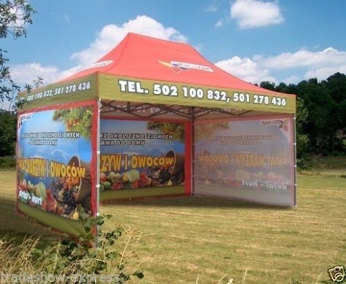 10x15 custom printed pop up canopy tent come with digital printed cover roof for sale