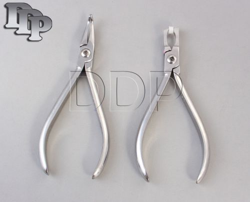 DDP Set of 2 Posterior Band Removing Plier &amp; How Plier Curved Orthodontic Dental