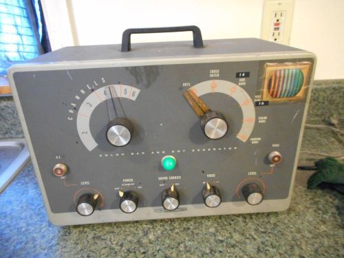 Vintage Heathkit Color Bar and Dot Generator Model IG-62