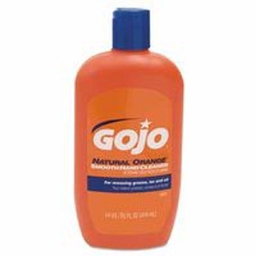 GoJo 14oz Natural Orange Citrus Scented Smooth Lotion Hand Cleaners 0947-12