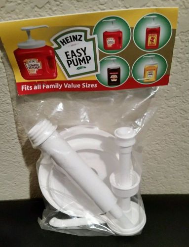 Heinz Easy Ketchup Pump Dispenser; Mustard, Steak Sauce, Mayo. Fits #10 Jugs-New