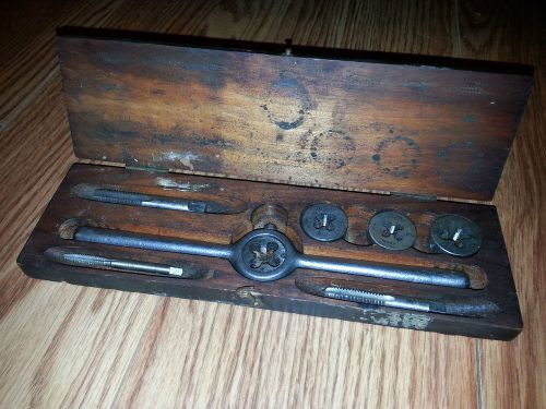 Vintage STAR HANDY USA Tap &amp; Tool Die Set in Wood Box