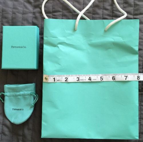 AuthTiffany &amp; Co Blue Gift Box , Big Bag &amp;Small Cloth Bag
