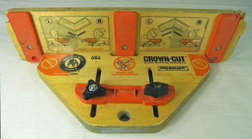 Benchdog crown-cut crown moulding cutting jig bench dog tools wood plastic for sale