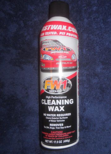 FW1 Cleaning High Performance Waterless Wash &amp; Wax with Carnauba Car Wax 17.5 Oz